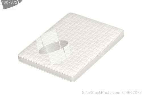 Image of Mattress isolated on white
