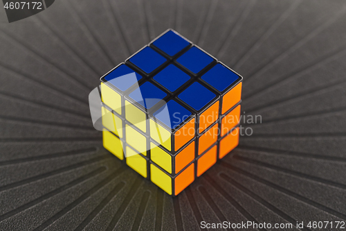 Image of Rubik\'s cube solved