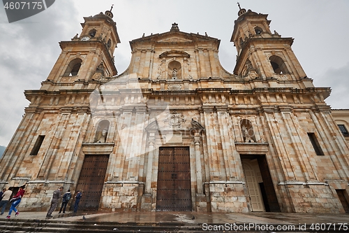 Image of Cathedral on the main square of Bogota