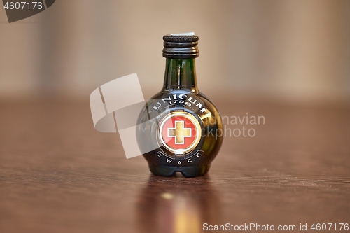 Image of Zwack Unicum small bottle