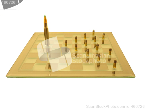 Image of War with pawns.