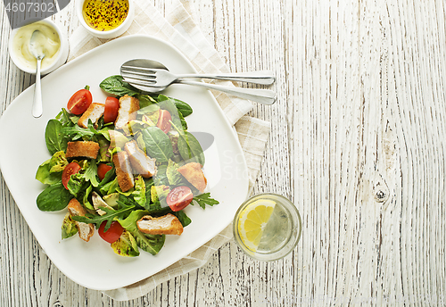 Image of Fried chicken salad