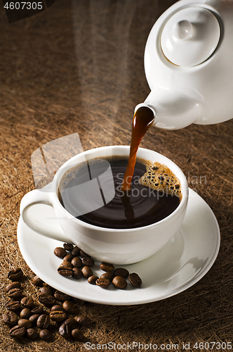 Image of Coffee pouring