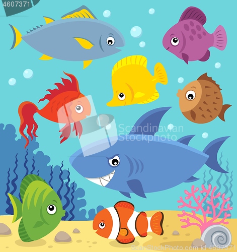 Image of Stylized fishes topic image 5