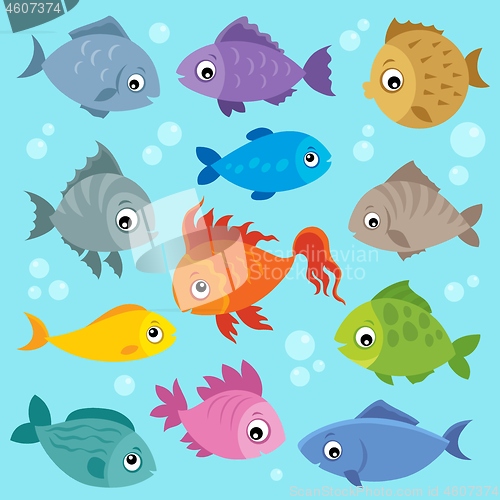 Image of Stylized fishes topic image 3