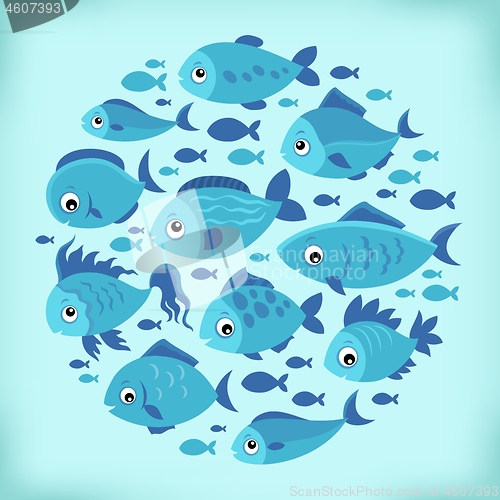 Image of Stylized fishes topic image 4