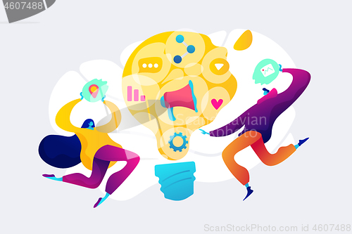 Image of Marketing concept vector illustration.