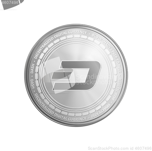 Image of Silver dash coin symbol.
