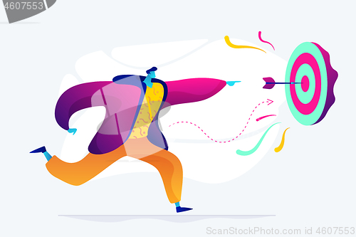 Image of Business strategy concept vector illustration.