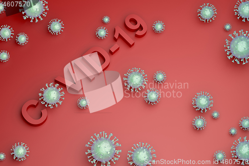Image of Concept image of covid-19 disease