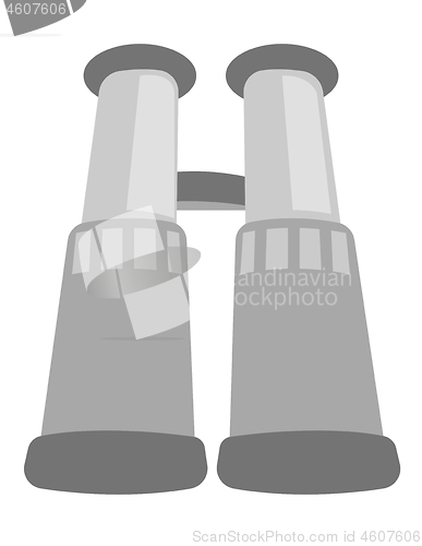 Image of Binoculars vector cartoon illustration.