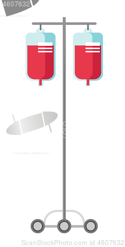 Image of Medical drop counter vector cartoon illustration.