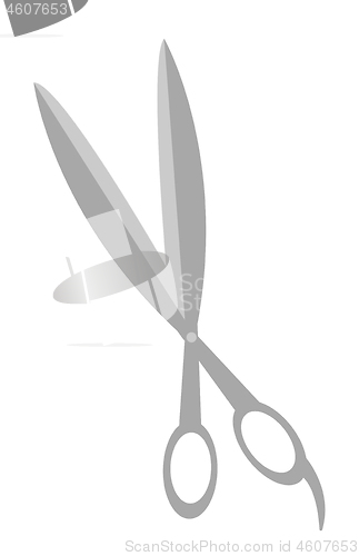 Image of Scissors vector cartoon illustration.