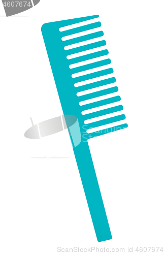 Image of Comb for hair vector cartoon illustration.