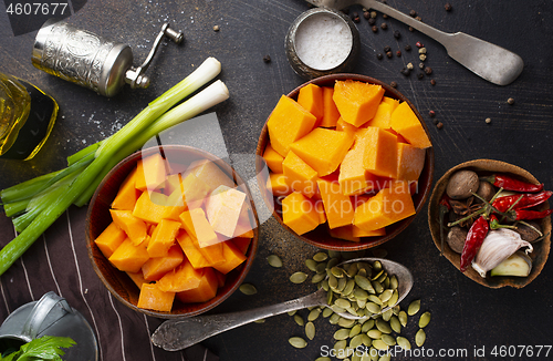 Image of raw pumpkin