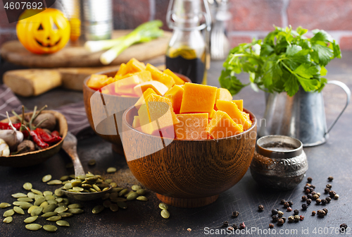 Image of raw pumpkin