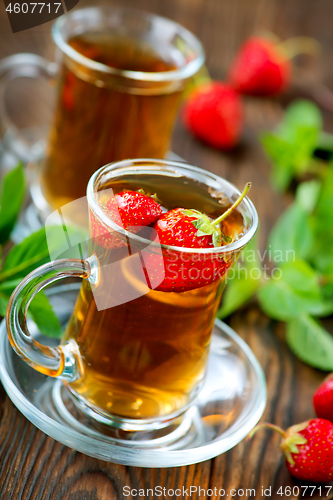 Image of strawberry tea