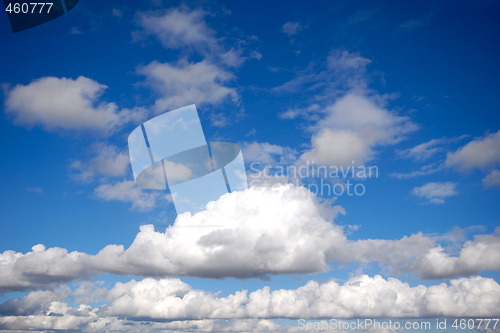 Image of Blue sky and clouds