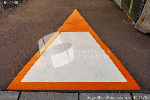 Image of Triangle Sign Street