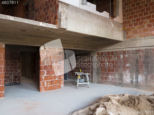 Image of interior of construction site