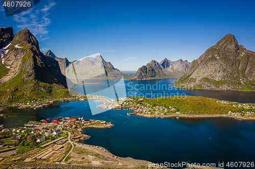 Image of Lofoten is an archipelago in the county of Nordland, Norway.