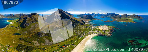 Image of Beach Lofoten archipelago islands beach