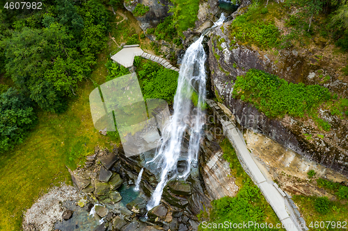 Image of Steinsdalsfossen is a waterfall in Norway.