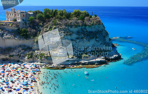 Image of Tropea peninsola with beach