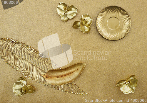 Image of gold color background