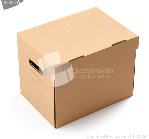 Image of closed cardboard box