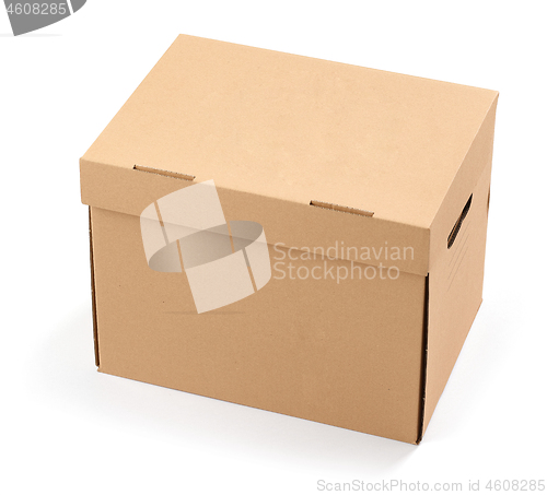 Image of closed cardboard box