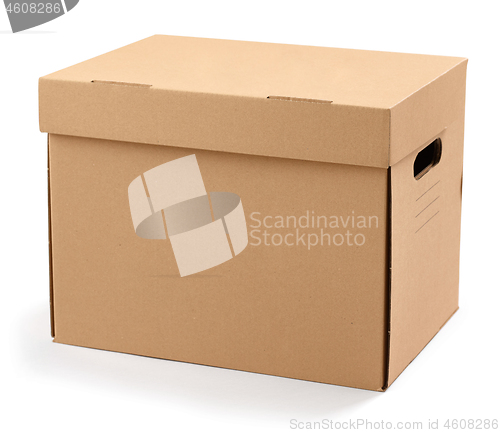 Image of closed cardboard box