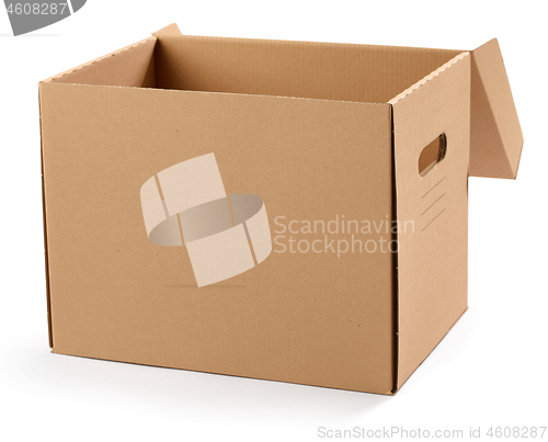 Image of opened cardboard box