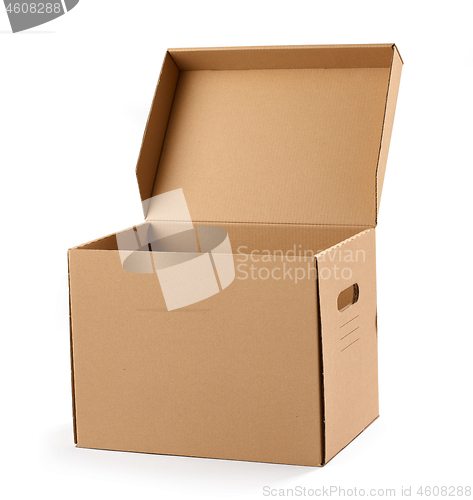 Image of opened cardboard box