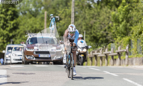 Image of The Cyclist Axel Domont - Criterium du Dauphine 2017