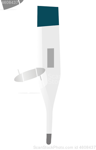 Image of Digital thermometer vector cartoon illustration.