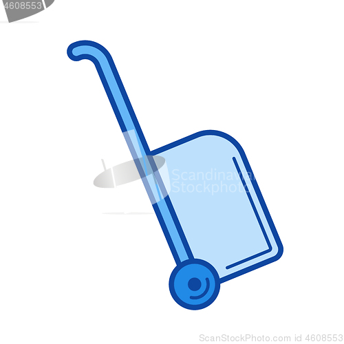 Image of Suitcase line icon.