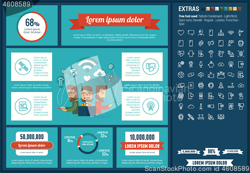 Image of Mobility flat design Infographic Template