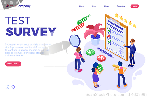 Image of Survey Questionnaire or Test Form