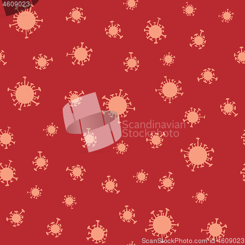 Image of Vector China Coronavirus Seamless Background