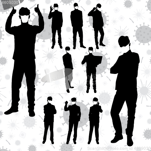 Image of Coronavirus Business Silhouettes 08 [Converted]