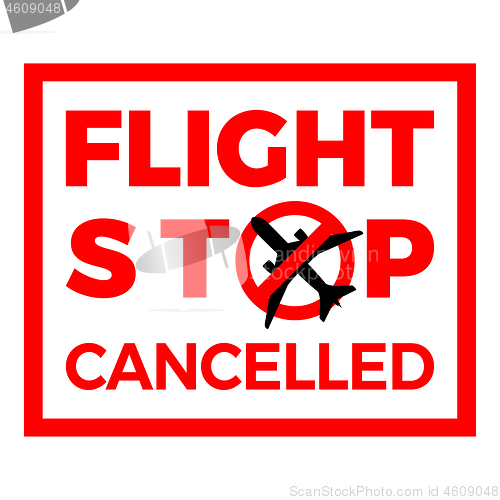 Image of Flight Cancelled Airplane Covid-19 Coronavirus