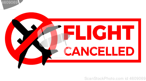 Image of Flight Cancelled Airplane Covid-19 Coronavirus