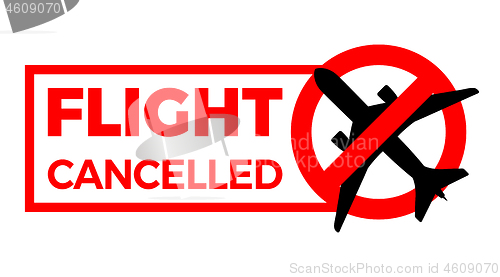 Image of Flight Cancelled Airplane Covid-19 Coronavirus