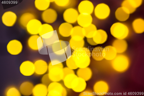 Image of multi-colored bokeh on a black background