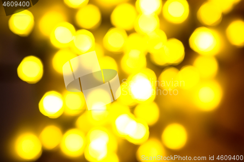 Image of multi-colored bokeh on a black background