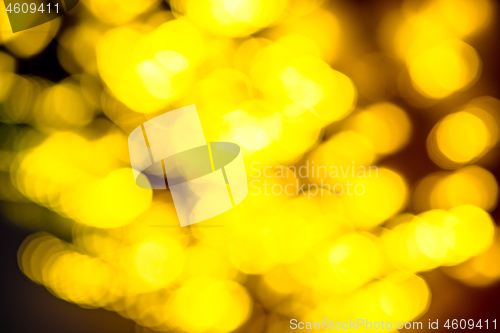 Image of multi-colored bokeh on a black background