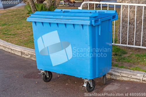 Image of Big Blue Recycling Bin