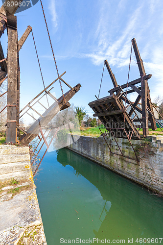 Image of Open Draw Bridge