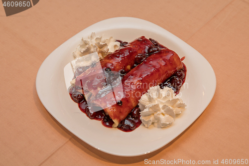 Image of Two Pancakes Dessert